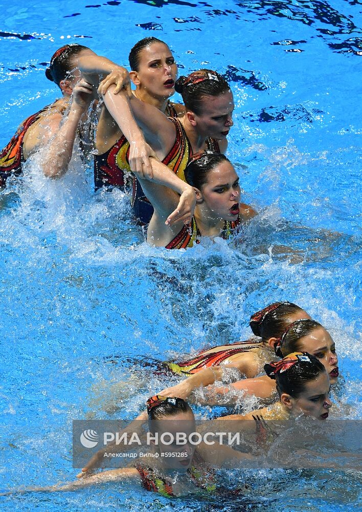 Чемпионат мира FINA 2019. Синхронное плавание. Группы. Произвольная программа