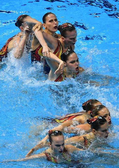 Чемпионат мира FINA 2019. Синхронное плавание. Группы. Произвольная программа