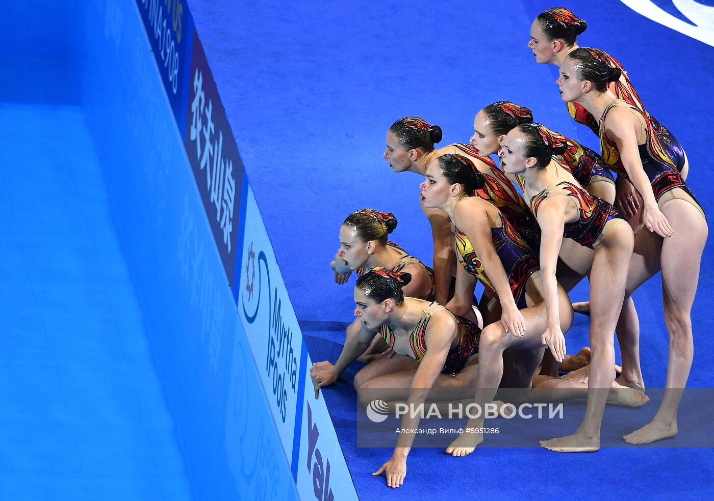 Чемпионат мира FINA 2019. Синхронное плавание. Группы. Произвольная программа