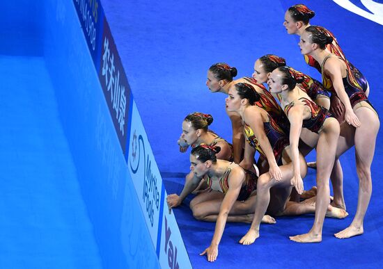 Чемпионат мира FINA 2019. Синхронное плавание. Группы. Произвольная программа