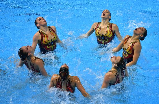 Чемпионат мира FINA 2019. Синхронное плавание. Группы. Произвольная программа