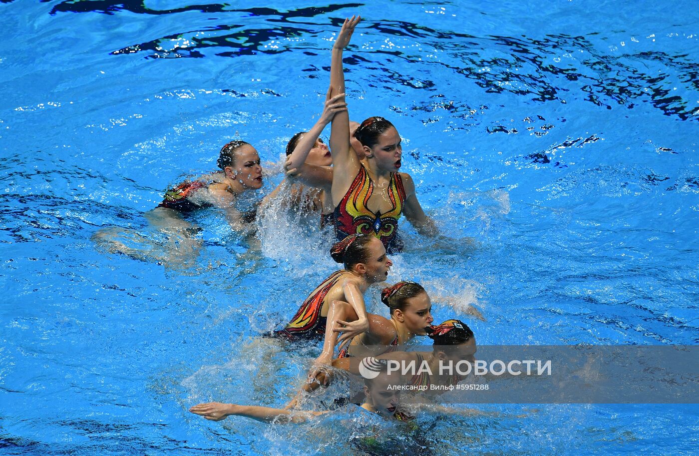 Чемпионат мира FINA 2019. Синхронное плавание. Группы. Произвольная программа