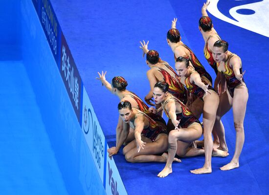 Чемпионат мира FINA 2019. Синхронное плавание. Группы. Произвольная программа