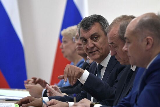 Президент РФ В. Путин посетил Иркутскую область