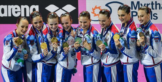 Чемпионат мира FINA 2019. Синхронное плавание. Группы. Произвольная программа