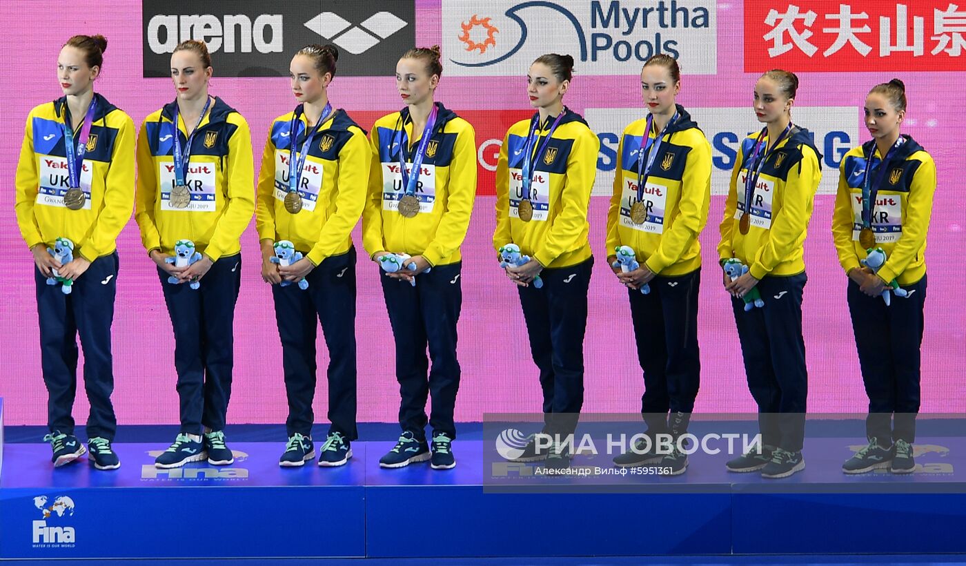 Чемпионат мира FINA 2019. Синхронное плавание. Группы. Произвольная программа