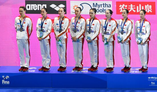 Чемпионат мира FINA 2019. Синхронное плавание. Группы. Произвольная программа