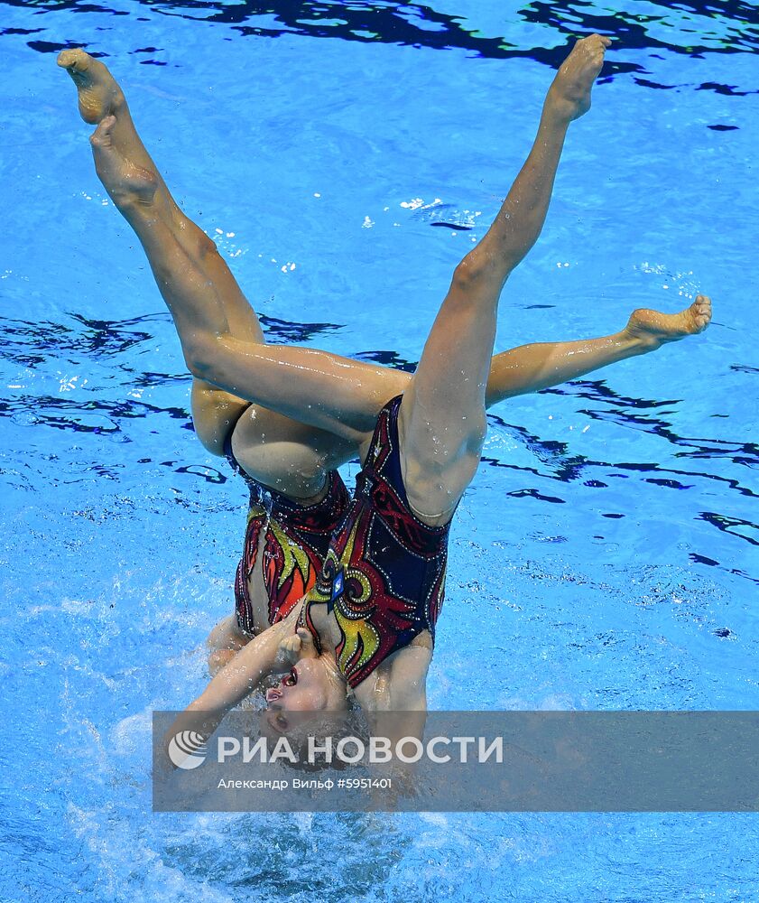 Чемпионат мира FINA 2019. Синхронное плавание. Группы. Произвольная программа