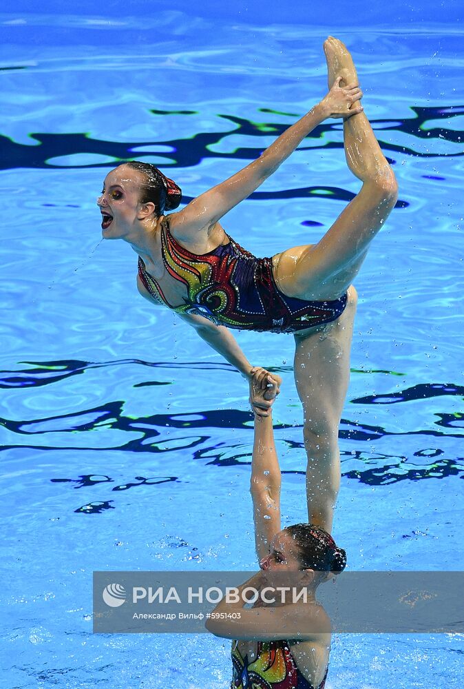 Чемпионат мира FINA 2019. Синхронное плавание. Группы. Произвольная программа