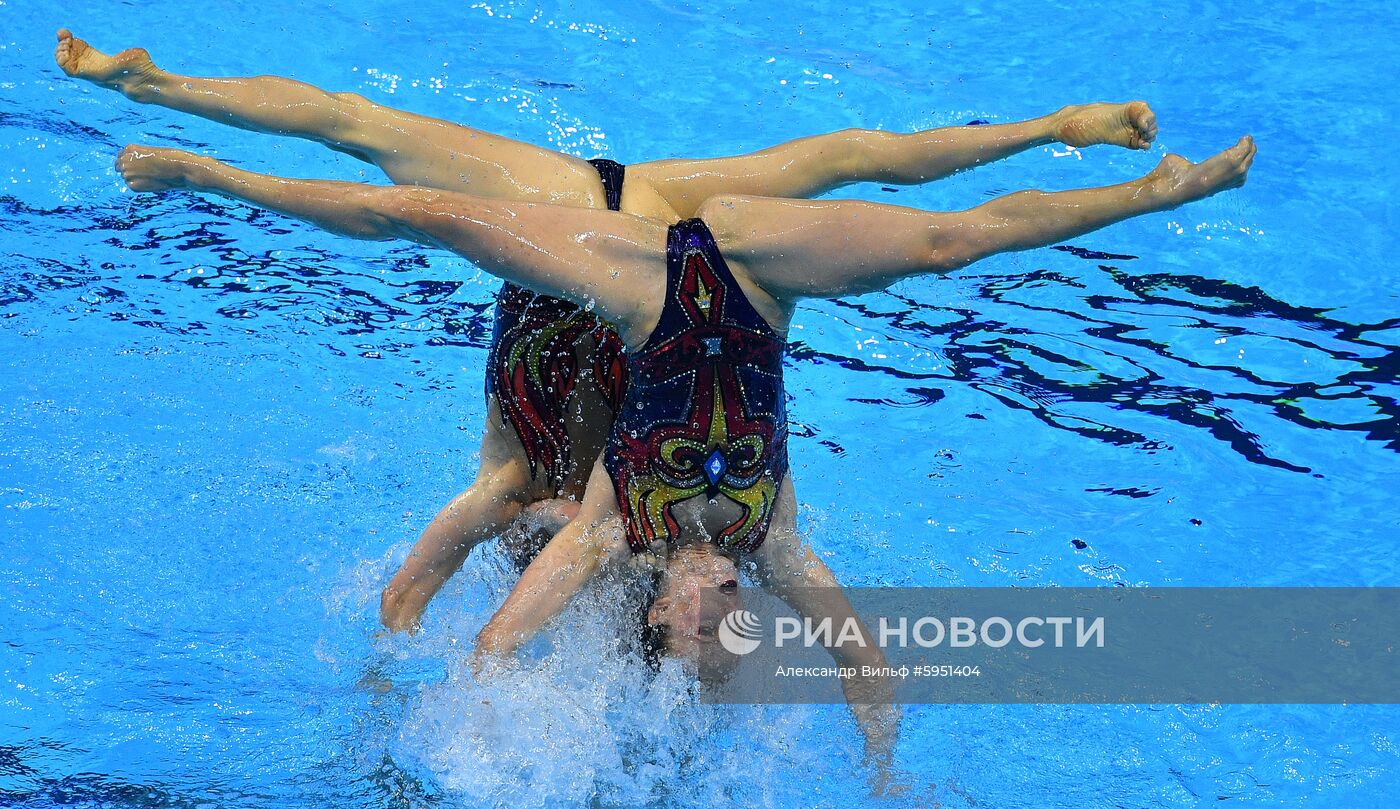 Чемпионат мира FINA 2019. Синхронное плавание. Группы. Произвольная программа