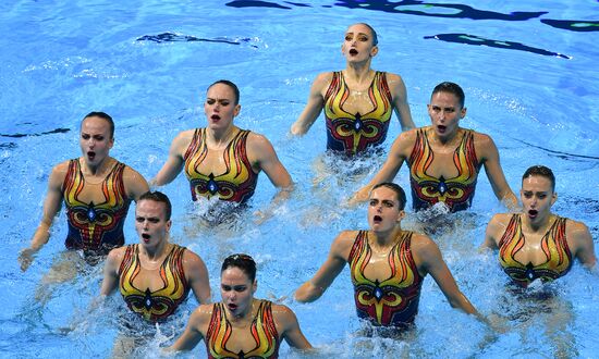 Чемпионат мира FINA 2019. Синхронное плавание. Группы. Произвольная программа