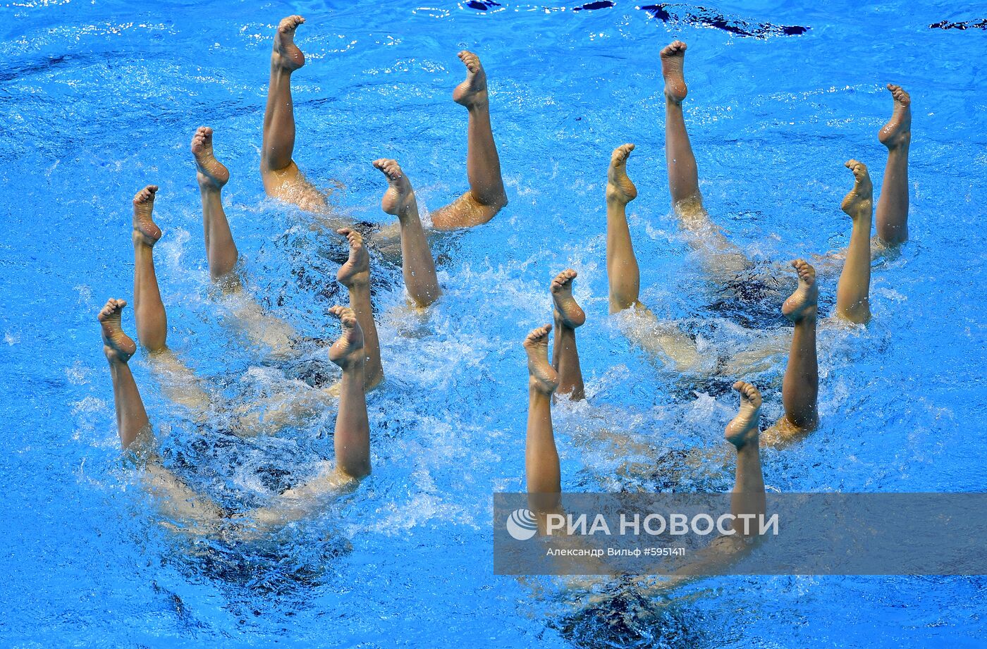 Чемпионат мира FINA 2019. Синхронное плавание. Группы. Произвольная программа