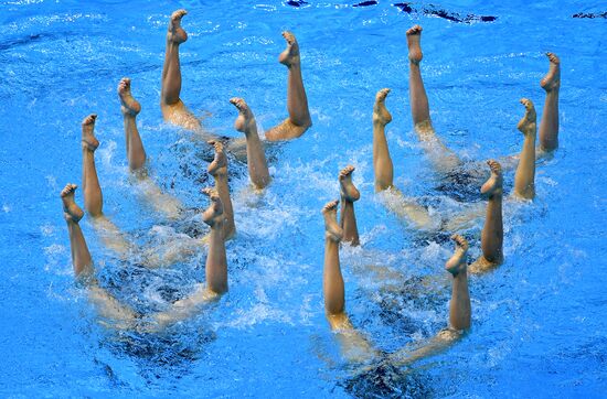 Чемпионат мира FINA 2019. Синхронное плавание. Группы. Произвольная программа