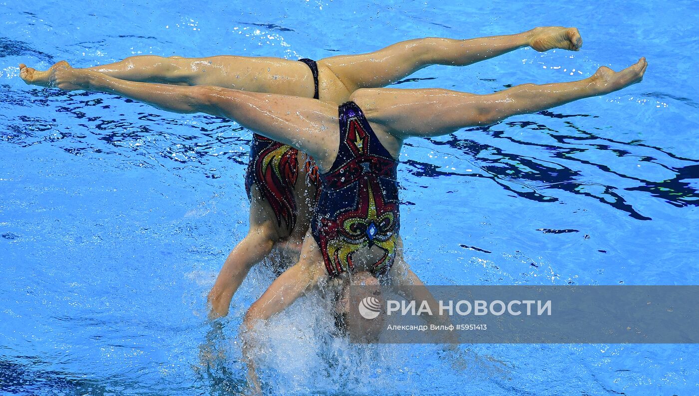 Чемпионат мира FINA 2019. Синхронное плавание. Группы. Произвольная программа