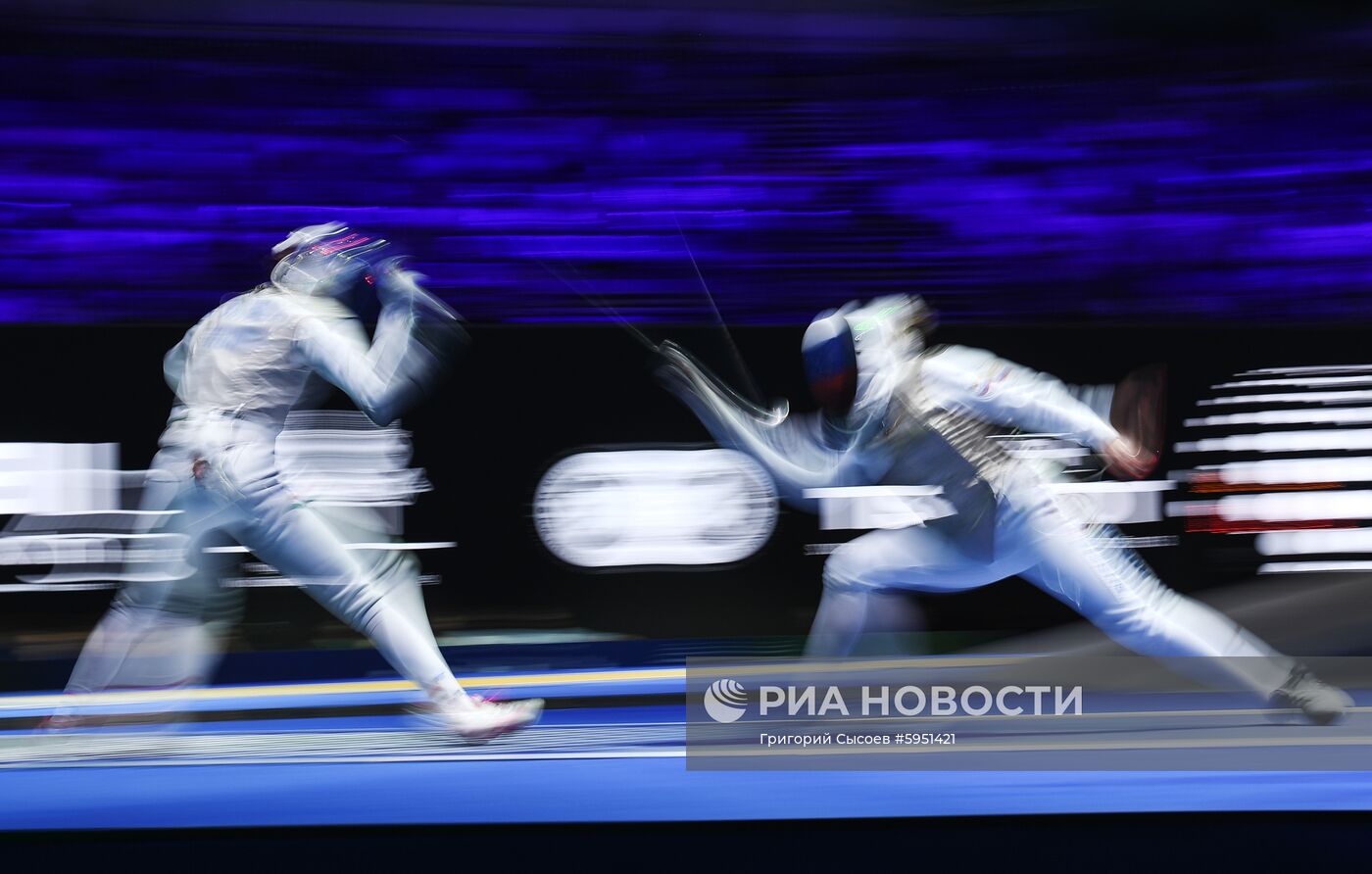 Фехтование. Чемпионат мира. Пятый день