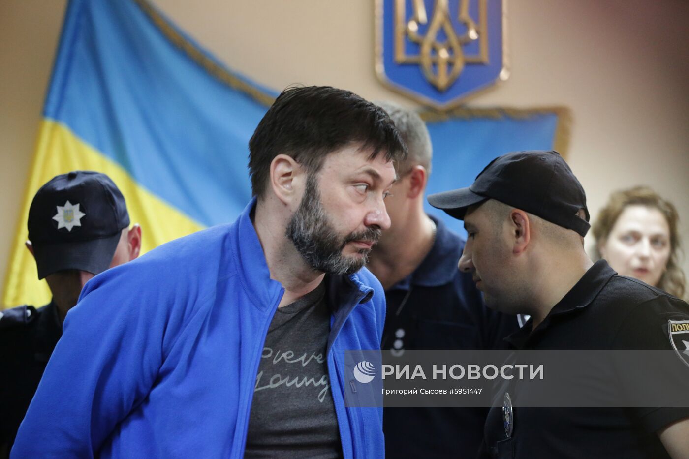 Суд по делу журналиста К. Вышинского в Киеве