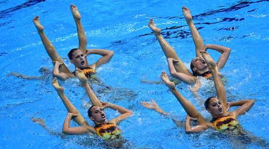 Чемпионат мира FINA 2019. Синхронное плавание. Группы. Произвольная программа