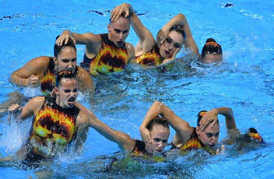 Чемпионат мира FINA 2019. Синхронное плавание. Группы. Произвольная программа