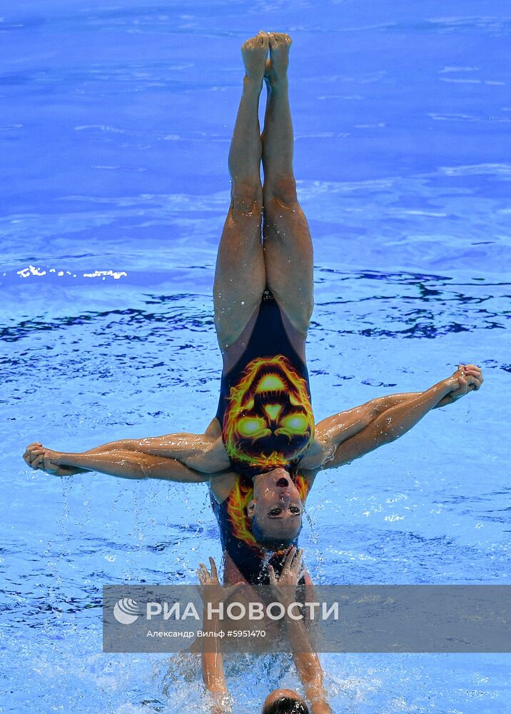 Чемпионат мира FINA 2019. Синхронное плавание. Группы. Произвольная программа