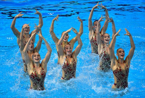 Чемпионат мира FINA 2019. Синхронное плавание. Группы. Произвольная программа