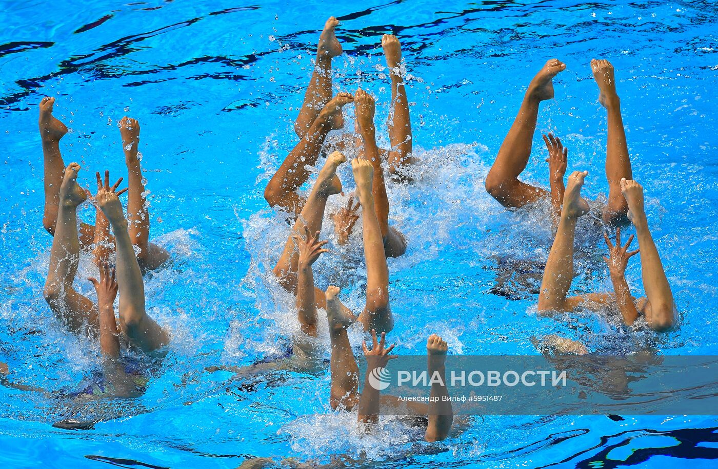 Чемпионат мира FINA 2019. Синхронное плавание. Группы. Произвольная программа