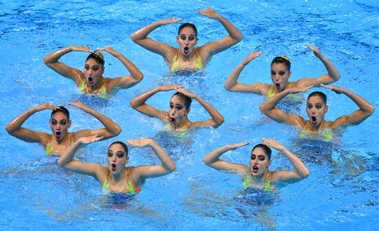 Чемпионат мира FINA 2019. Синхронное плавание. Группы. Произвольная программа