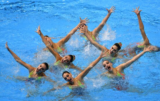 Чемпионат мира FINA 2019. Синхронное плавание. Группы. Произвольная программа