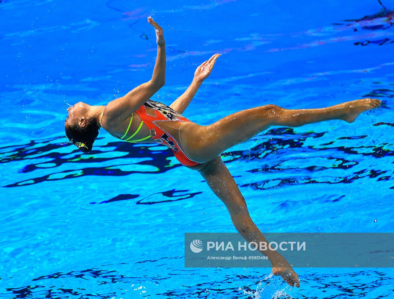 Чемпионат мира FINA 2019. Синхронное плавание. Группы. Произвольная программа