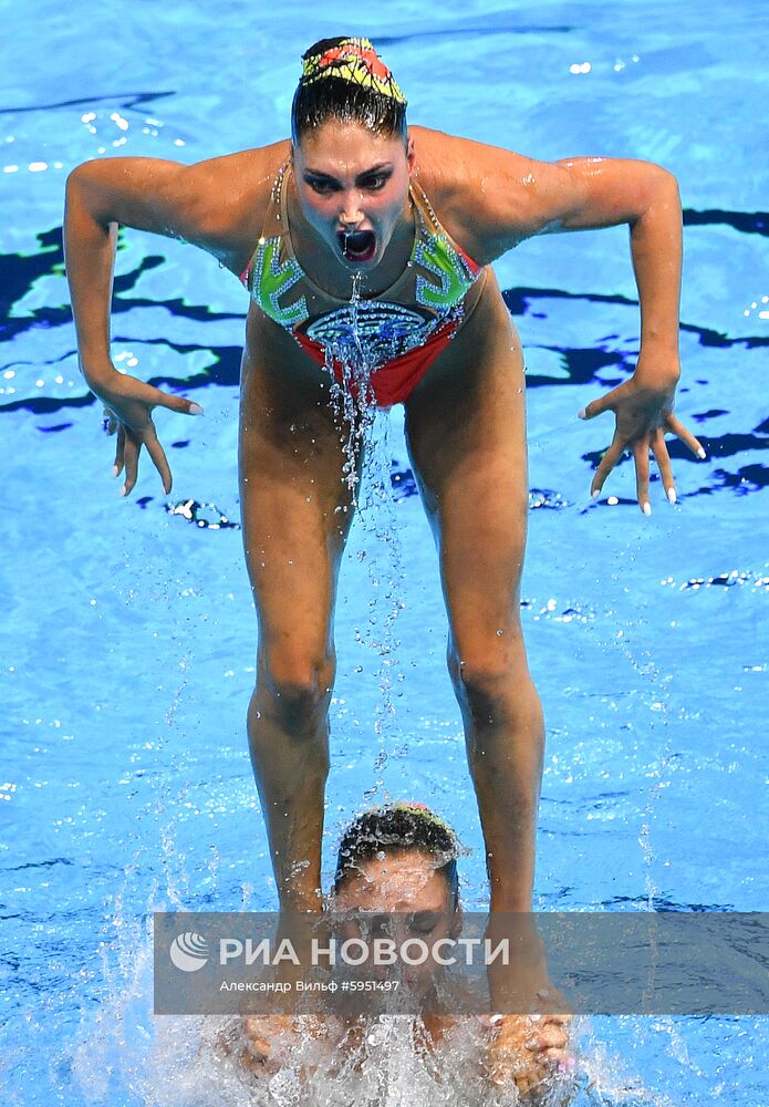 Чемпионат мира FINA 2019. Синхронное плавание. Группы. Произвольная программа