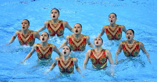 Чемпионат мира FINA 2019. Синхронное плавание. Группы. Произвольная программа