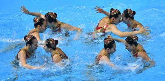 Чемпионат мира FINA 2019. Синхронное плавание. Группы. Произвольная программа