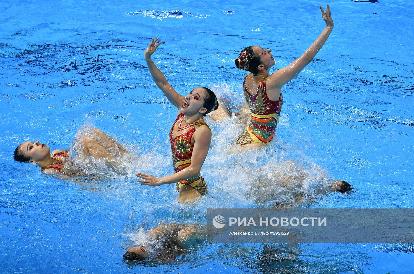 Чемпионат мира FINA 2019. Синхронное плавание. Группы. Произвольная программа