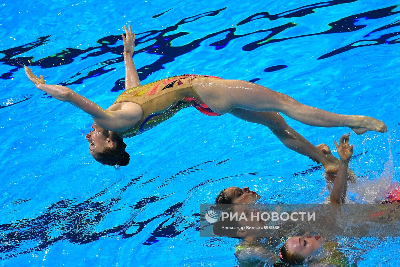 Чемпионат мира FINA 2019. Синхронное плавание. Группы. Произвольная программа