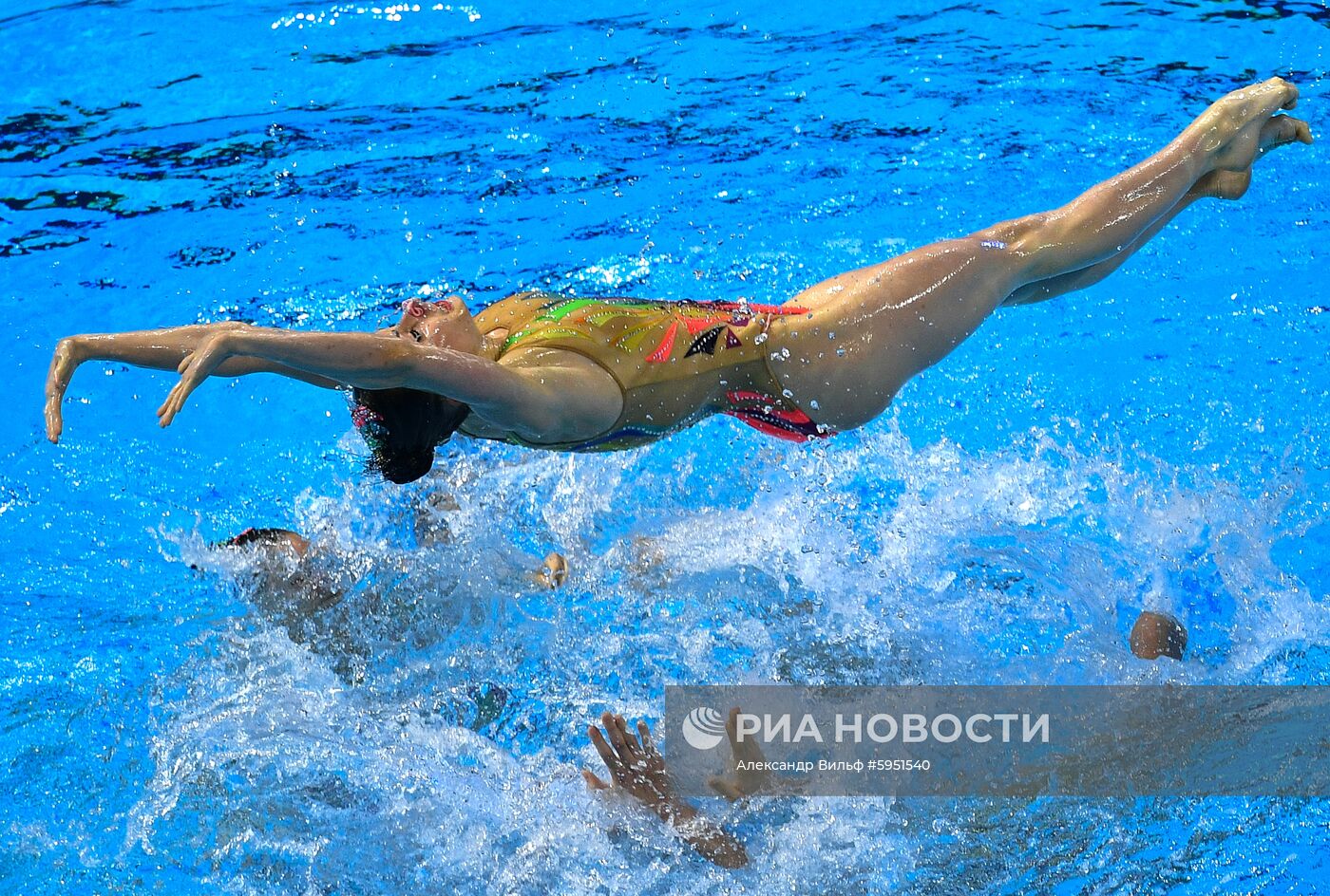 Чемпионат мира FINA 2019. Синхронное плавание. Группы. Произвольная программа