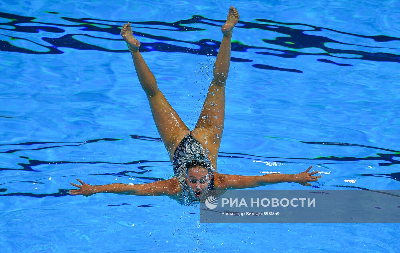 Чемпионат мира FINA 2019. Синхронное плавание. Группы. Произвольная программа