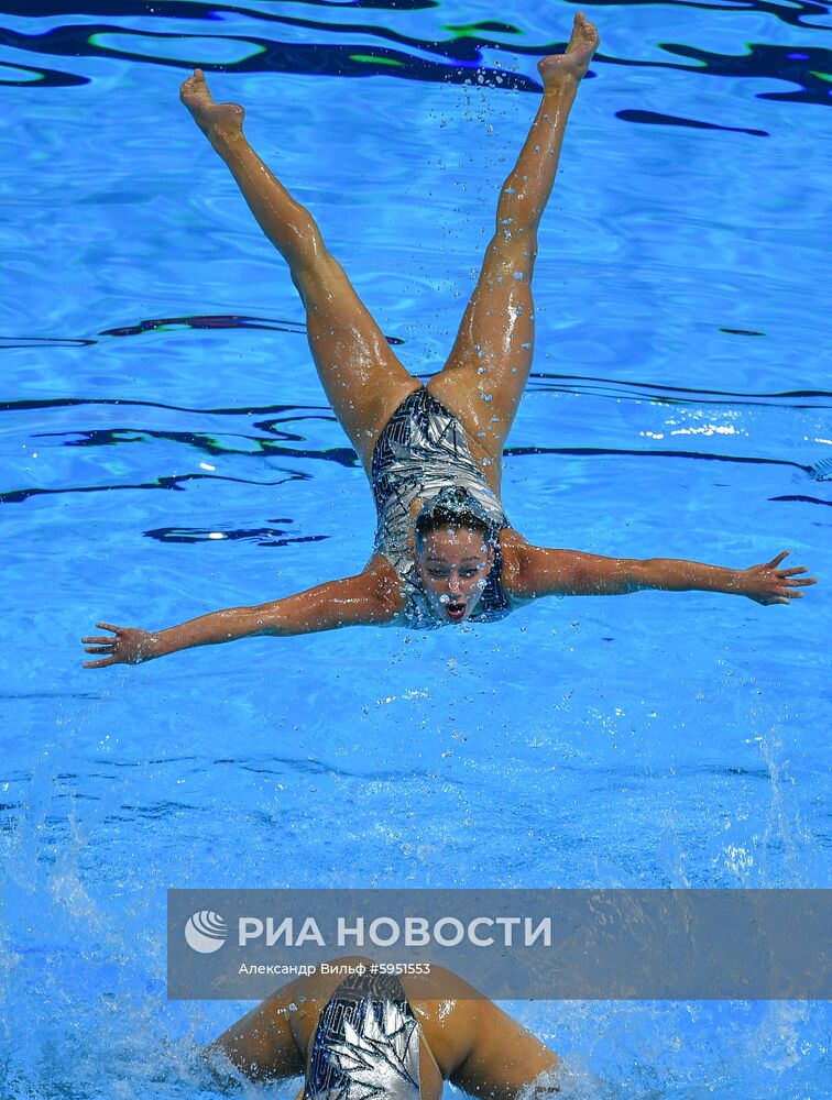 Чемпионат мира FINA 2019. Синхронное плавание. Группы. Произвольная программа