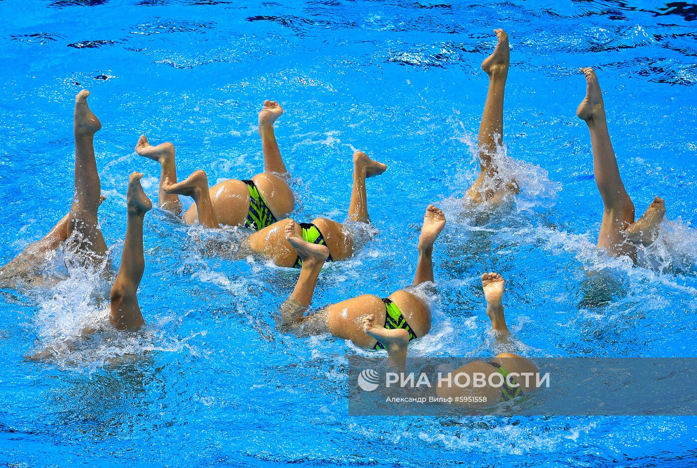 Чемпионат мира FINA 2019. Синхронное плавание. Группы. Произвольная программа