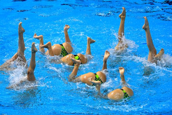 Чемпионат мира FINA 2019. Синхронное плавание. Группы. Произвольная программа