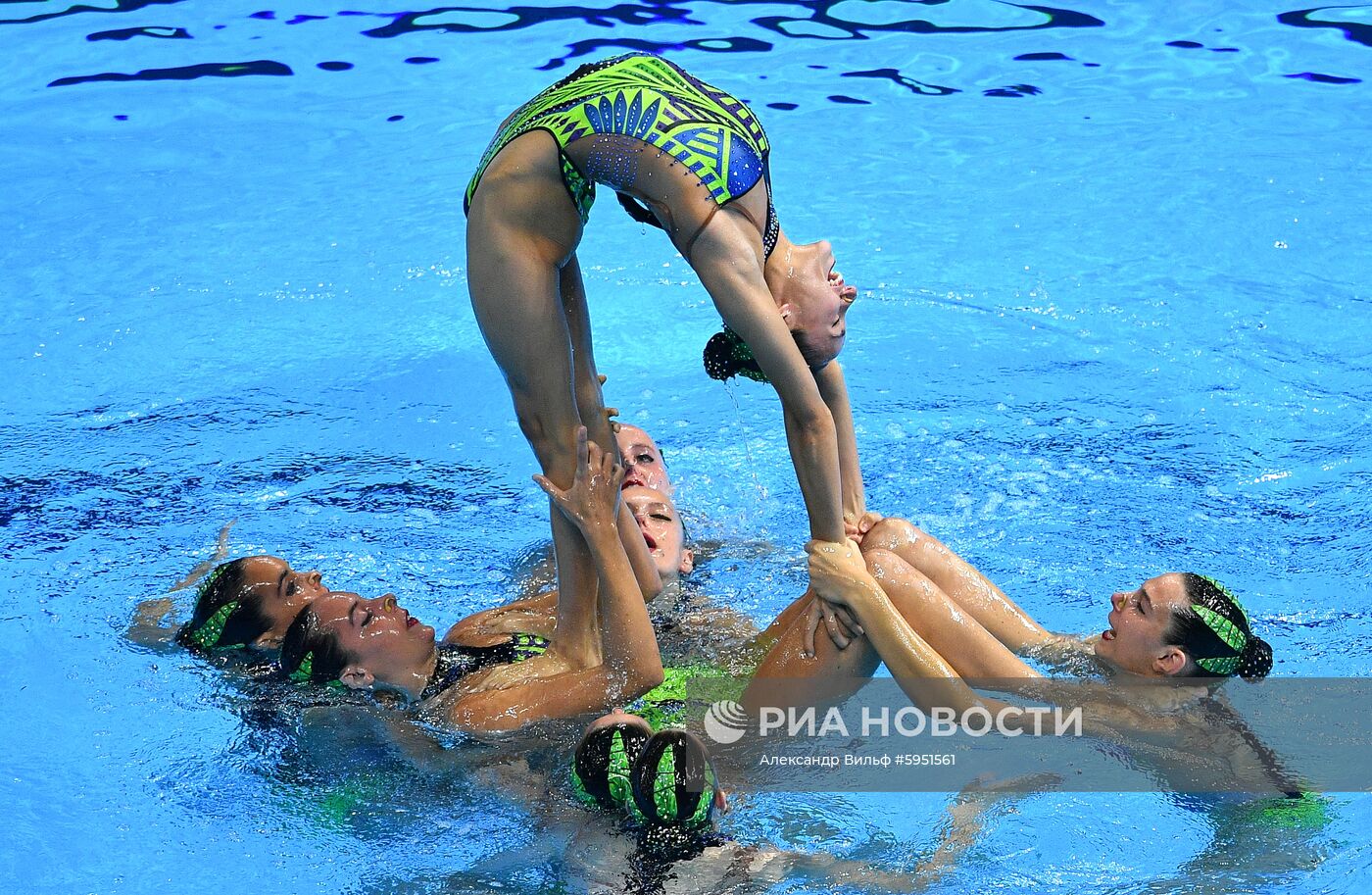 Чемпионат мира FINA 2019. Синхронное плавание. Группы. Произвольная программа