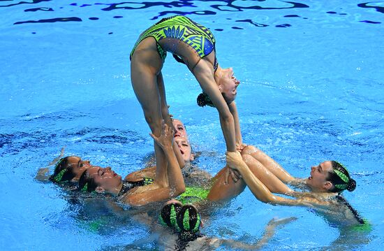 Чемпионат мира FINA 2019. Синхронное плавание. Группы. Произвольная программа