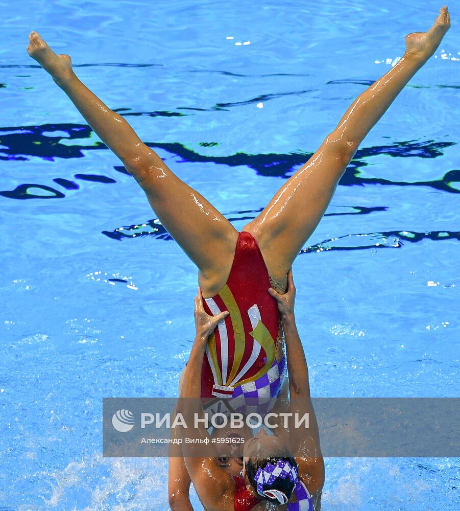 Чемпионат мира FINA 2019. Синхронное плавание. Группы. Произвольная программа