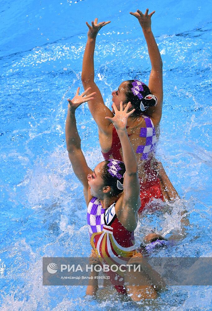 Чемпионат мира FINA 2019. Синхронное плавание. Группы. Произвольная программа