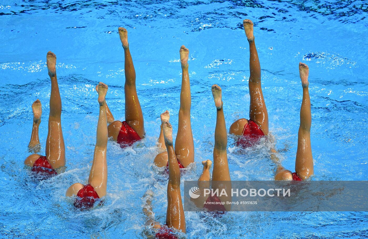 Чемпионат мира FINA 2019. Синхронное плавание. Группы. Произвольная программа