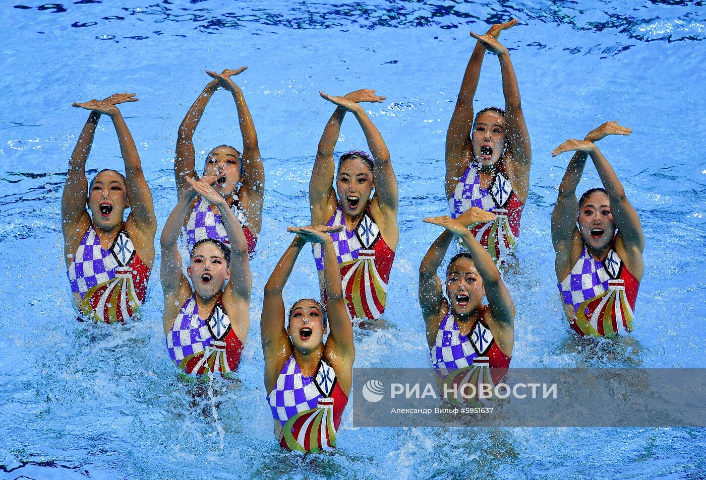 Чемпионат мира FINA 2019. Синхронное плавание. Группы. Произвольная программа