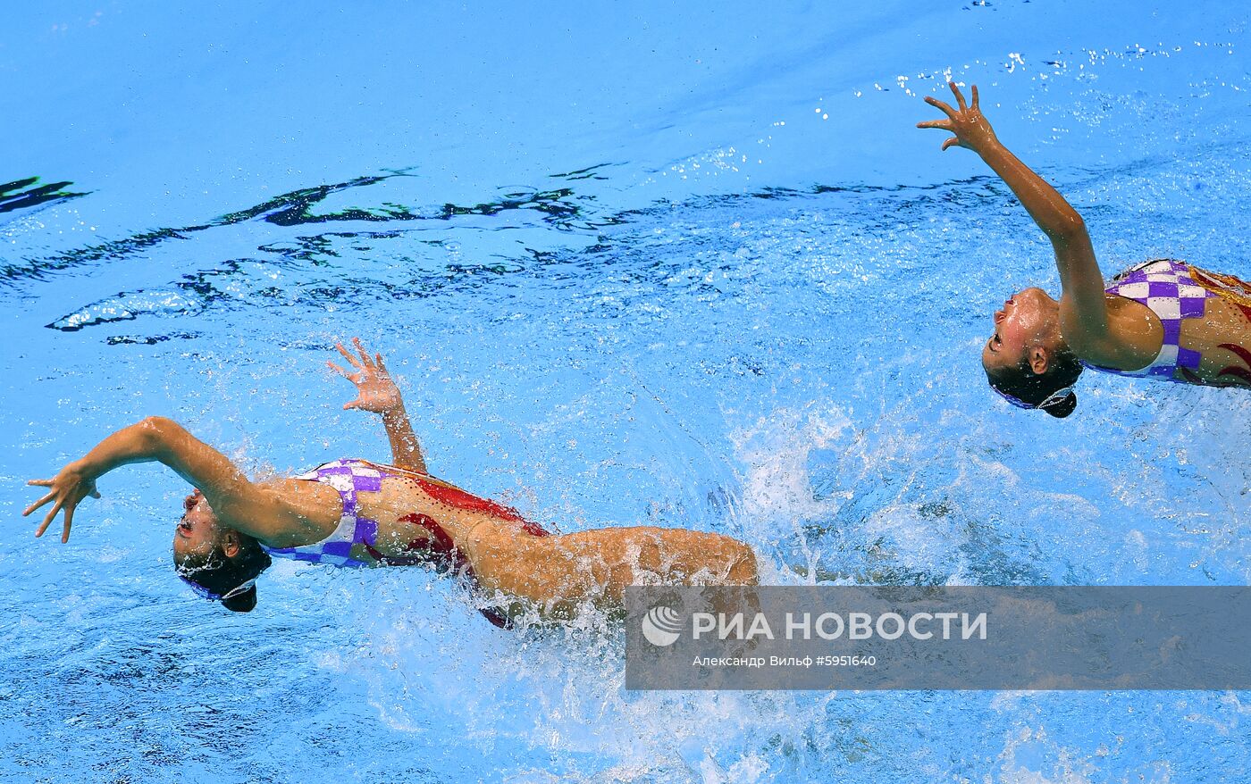 Чемпионат мира FINA 2019. Синхронное плавание. Группы. Произвольная программа