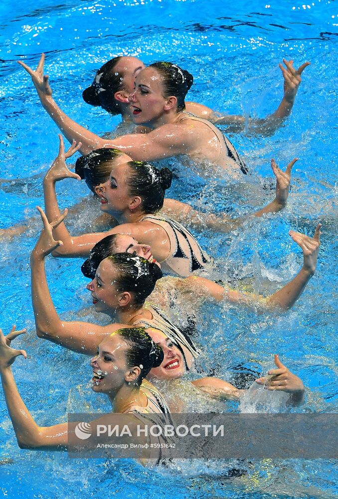 Чемпионат мира FINA 2019. Синхронное плавание. Группы. Произвольная программа