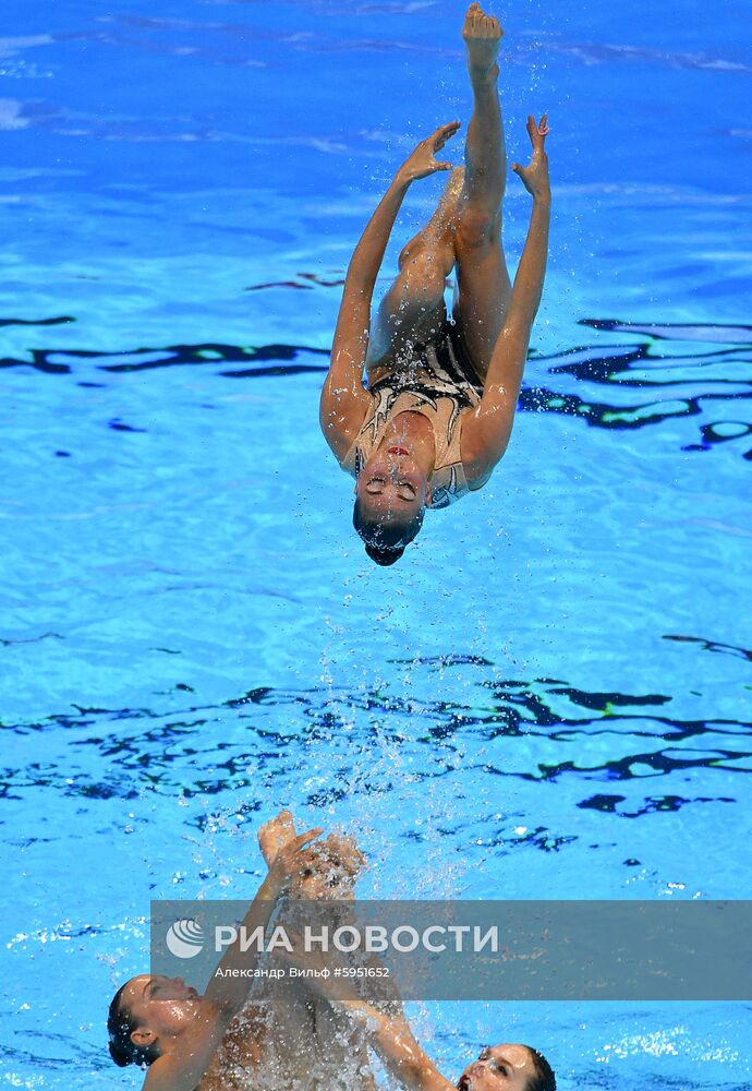 Чемпионат мира FINA 2019. Синхронное плавание. Группы. Произвольная программа