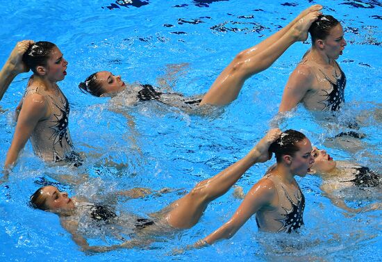 Чемпионат мира FINA 2019. Синхронное плавание. Группы. Произвольная программа