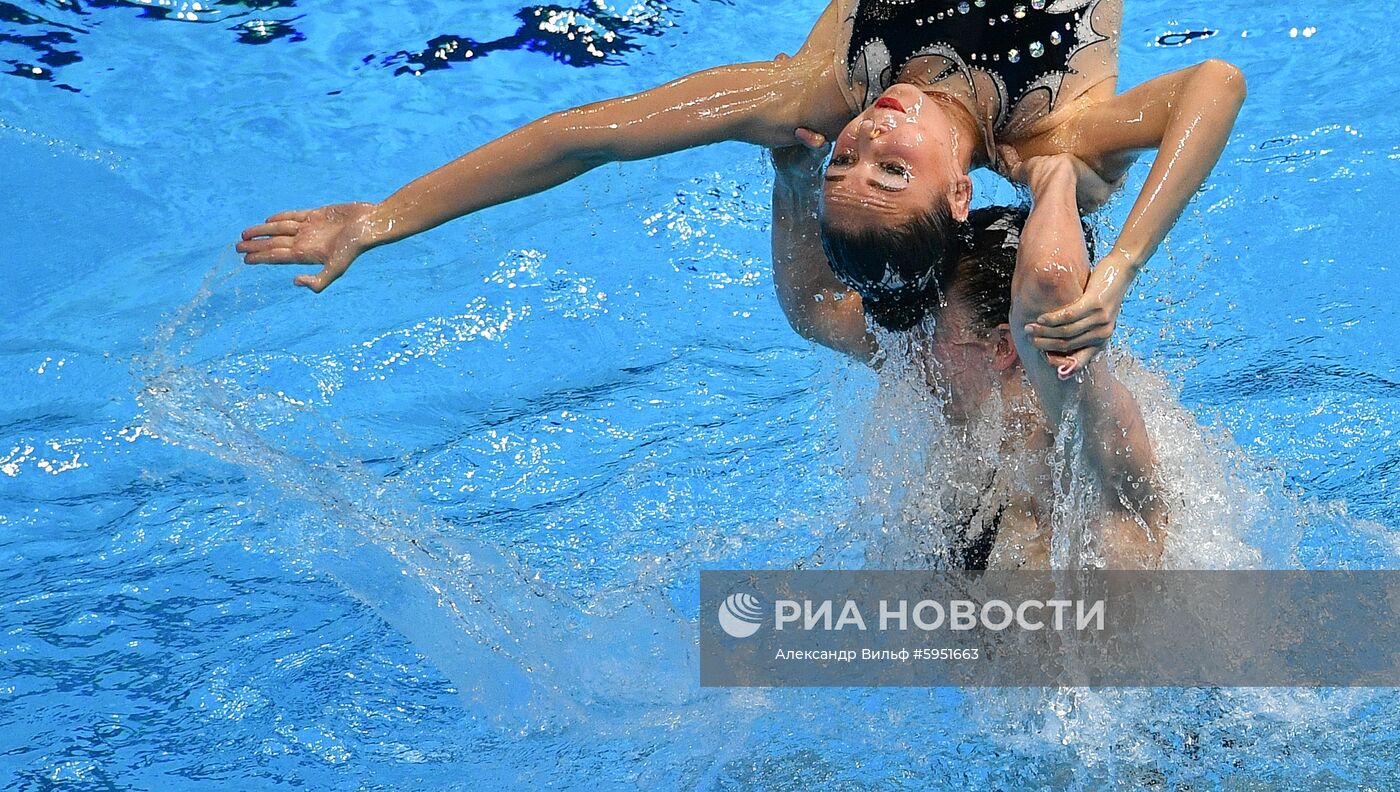 Чемпионат мира FINA 2019. Синхронное плавание. Группы. Произвольная программа