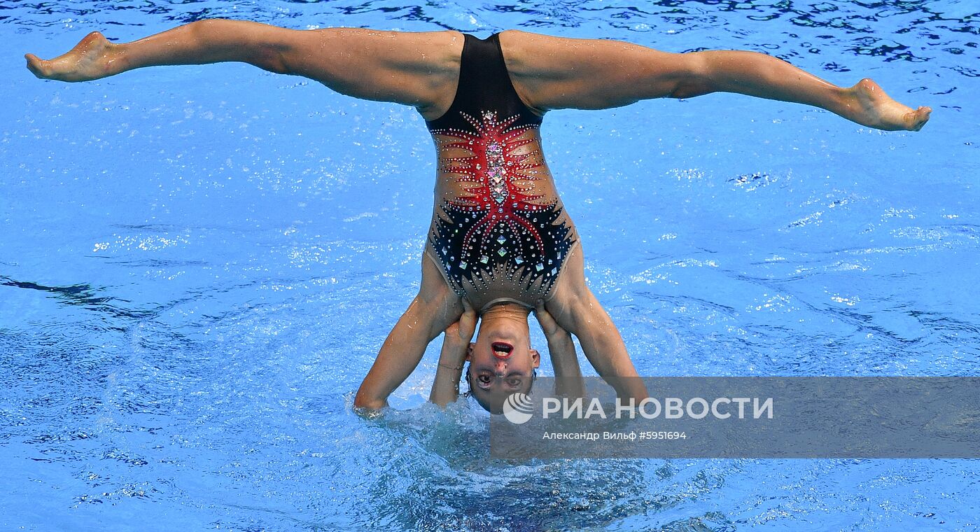 Чемпионат мира FINA 2019. Синхронное плавание. Группы. Произвольная программа